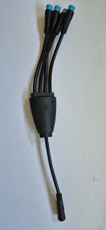 Splitterkabel set van maximaal 4 motoren naar 1 bediening voor closedloop controllers