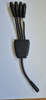 Splitterkabel set van maximaal 4 motoren naar 1 bediening voor closedloop controllers