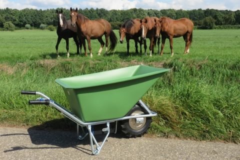 Elektrische kruiwagen voor de stal of boerderij