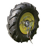 E-PowerBarrow HUB motor 24V 430Watt met 16" tractor profielband E-PowerBarrow HUB motor 24V 430Watt met 16" tractor profielband